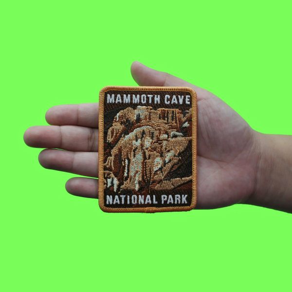 Mammoth Cave National Park Patch Kentucky Travel Embroidered Iron On Online Hot Sale - Image 3