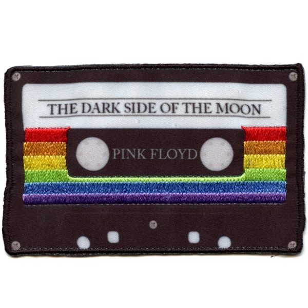 Pink Floyd Band Patch Dark Side Cassette Sublimated Embroidered Iron On Discount