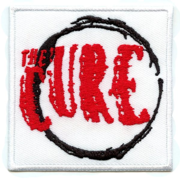 The Cure Music Patch Band Circle Logo Embroidered Iron On Fashion