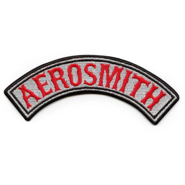 Aerosmith Biker Logo Patch Rock Band Embroidered Iron On For Cheap