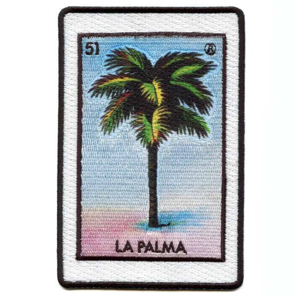 La Palma 51 Patch Palm Tree Mexican Loteria Card Sublimated Embroidery Iron On Online Hot Sale - Image 2