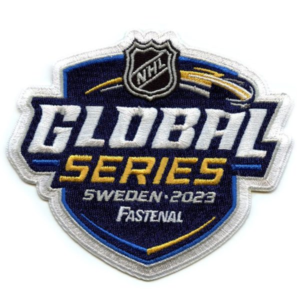 2023 NHL Global Series Jersey Patch Toronto Maple Leafs Minnesota Wild (Sweden) Supply