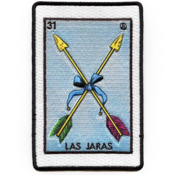 Las Jaras 31 Patch Mexican Loteria Card Sublimated Embroidery Iron On Fashion - Image 2