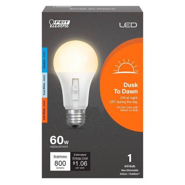 60W Color Selectable Dusk to Dawn LED Light Bulb OM603CCTCADDLDI For Cheap