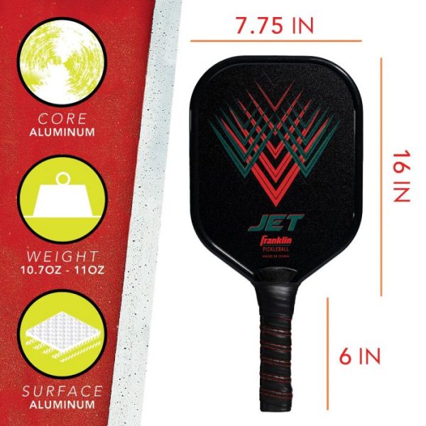 Jet Aluminum Pickleball Paddle 52743 Online Sale - Image 5