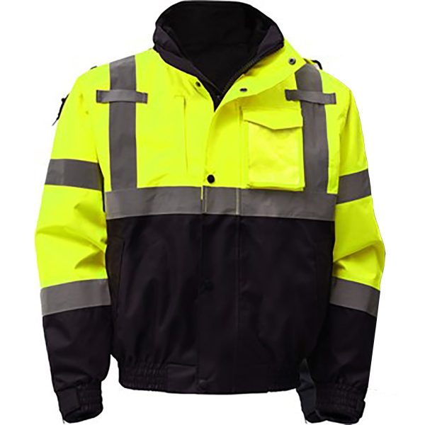 High Vis Class 3 3-in-1 Waterproof Bomber with Removable Fleece 8003 Online