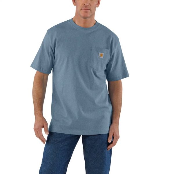Men s Big and Tall Pocket Tee Shirt K87 Supply - Image 3